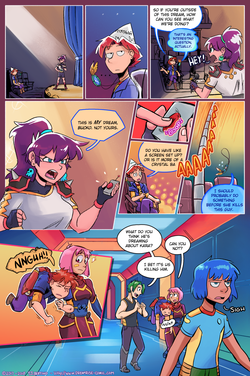 Daniel is sighing at Keith's use of the word no'n't, and nothing else.